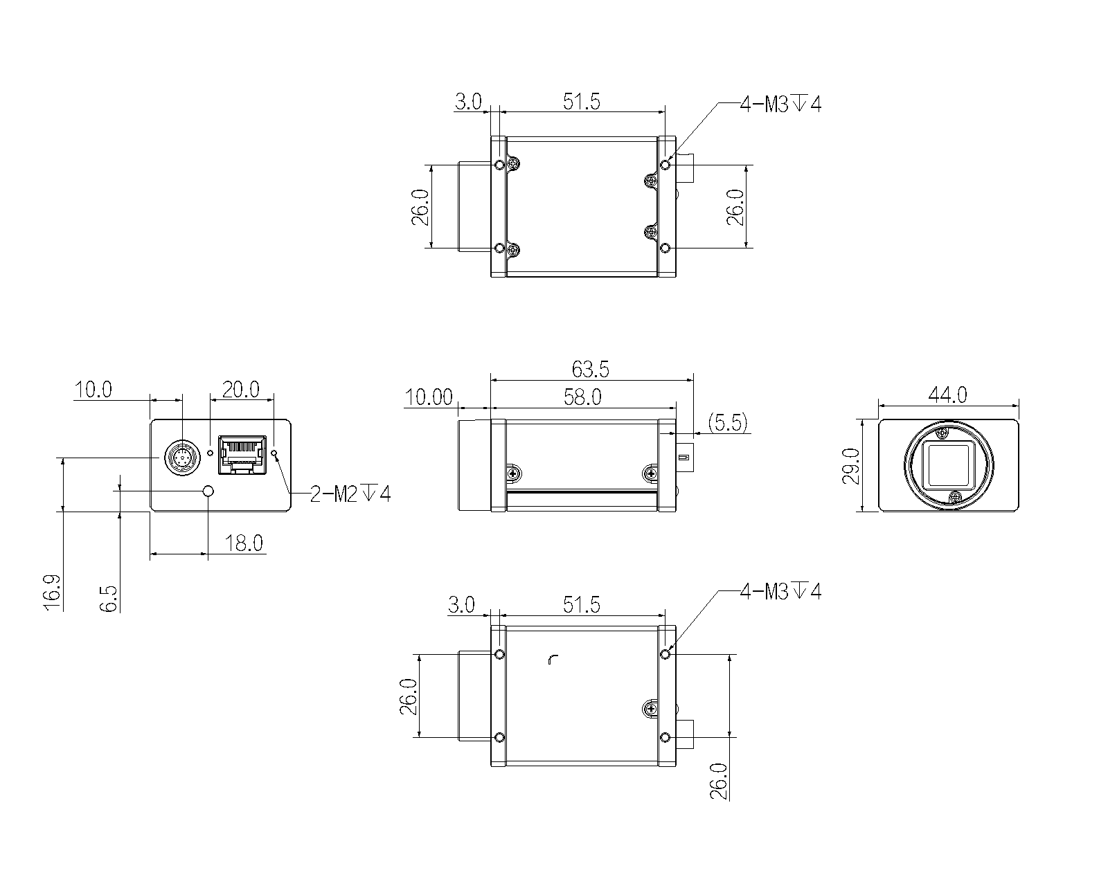 AH7A20CG200E dimension drawing
