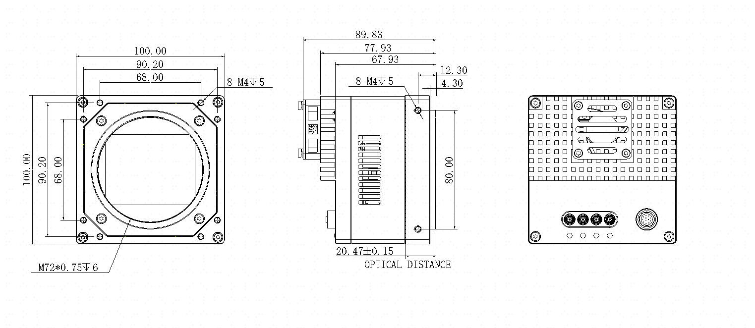 AX2450CP4E-670-F dimension drawing