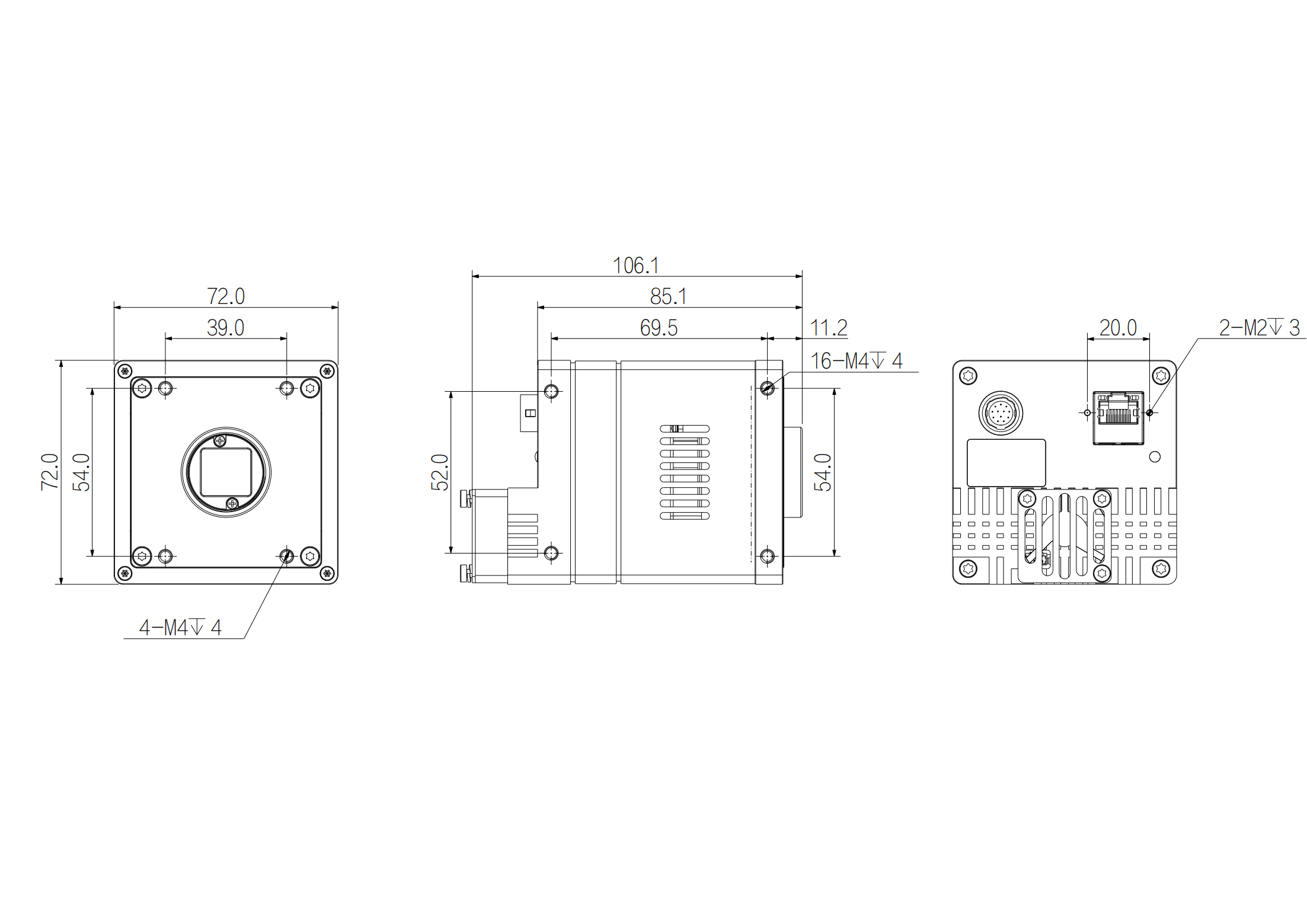 AX5B57CT200E dimension drawing