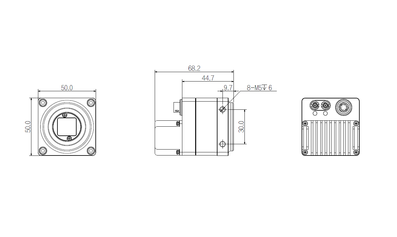 A9907MX703E dimension drawing
