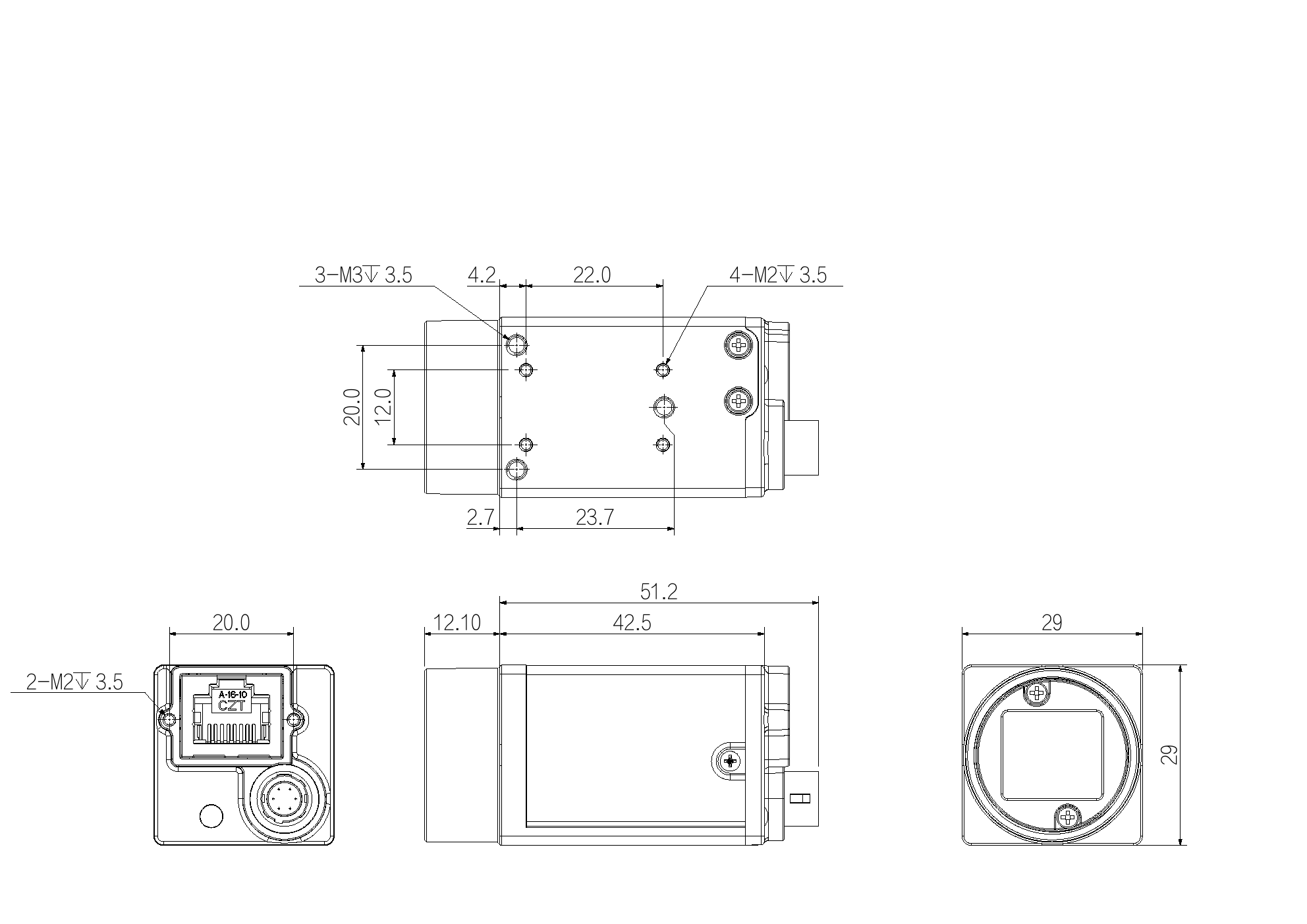 AE7160MG010E dimension drawing