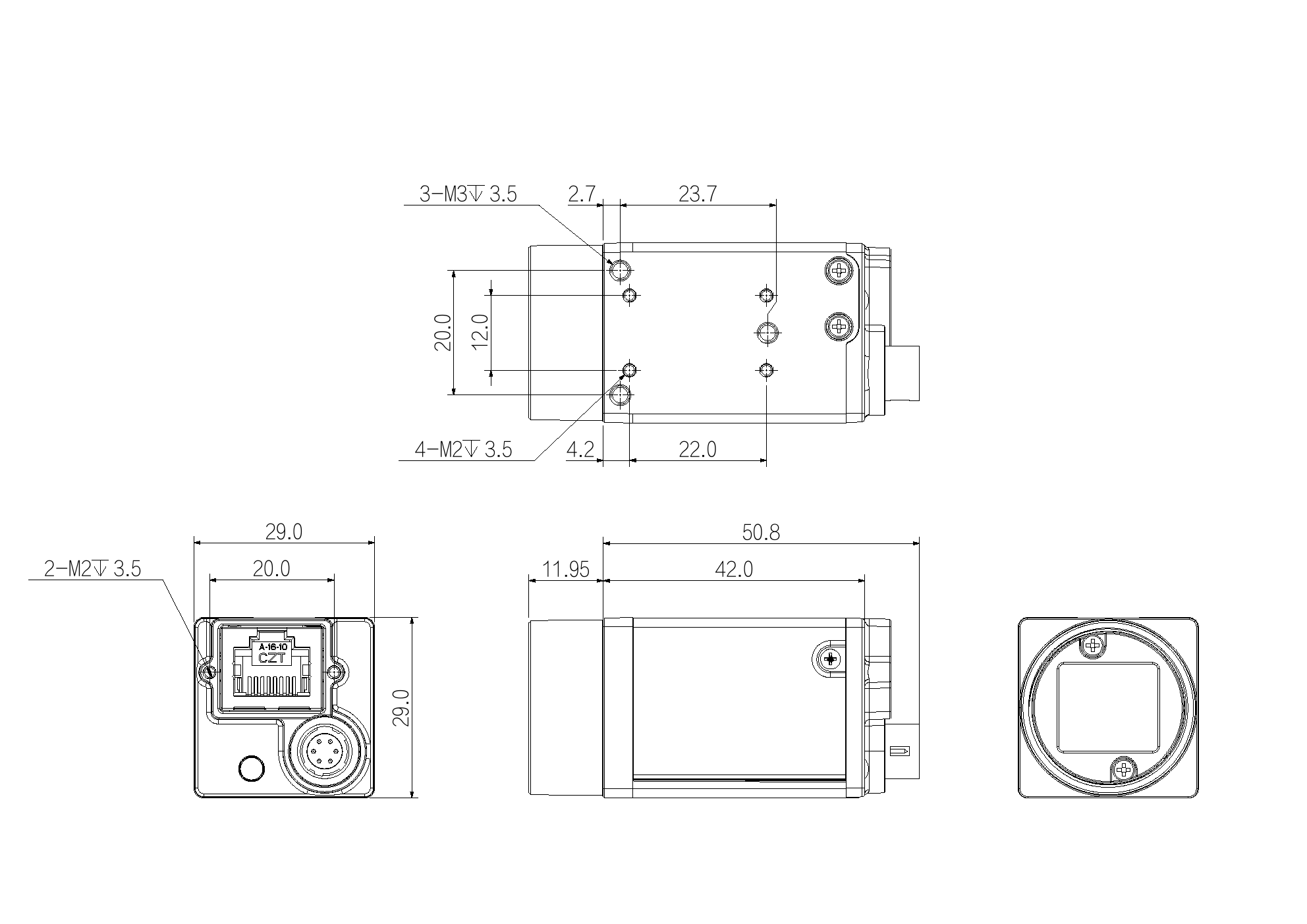 AE3504MG000E dimension drawing