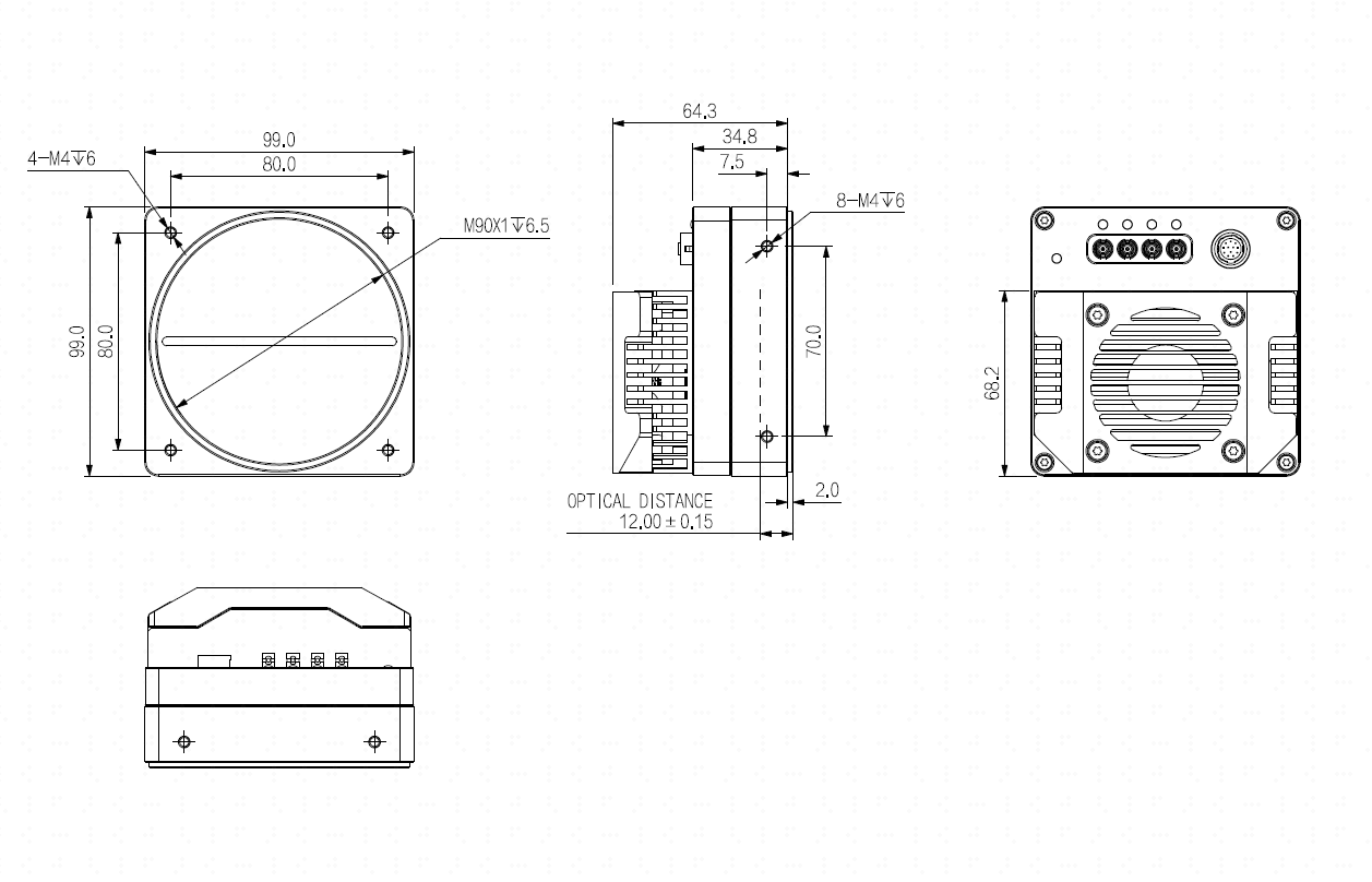 L5167MPA90E dimension drawing