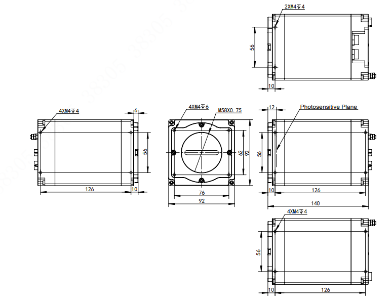 MV-L087MQ-T dimension drawing